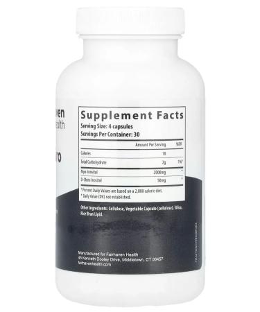 Fairhaven Health Myo-foreign and d-chiro-foreign 120 capsules - Buy Online on GoSupps.com