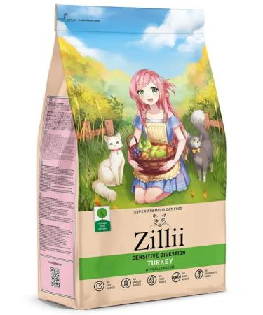 Zillii Sensitive cat food turkey 10 kg - Buy Online on GoSupps.com