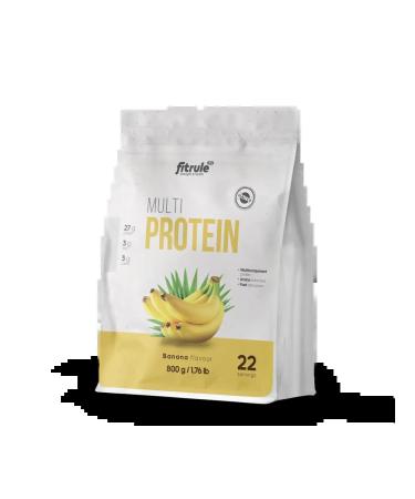 Fitrule Nutrition Multi multicomponent protein 800g banana