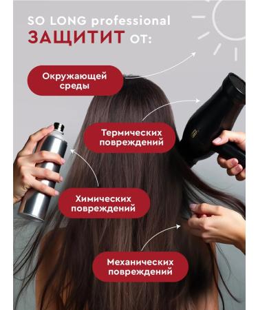 SO LONG PROFESSIONAL Balm air conditioning for hair women male 1000 ml - Buy Online on GoSupps.com