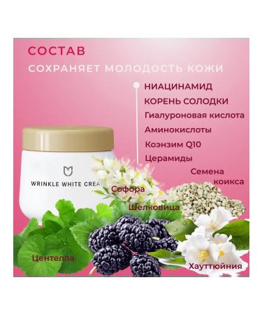 Meishoku Wrinkle cream leveling skin tone 50 g - Buy Online on GoSupps.com