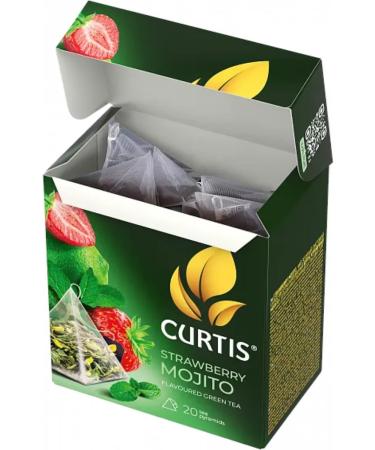 Curtis Green Kertis Strawberry Mojito in 20 pyramids - Buy Online on GoSupps.com