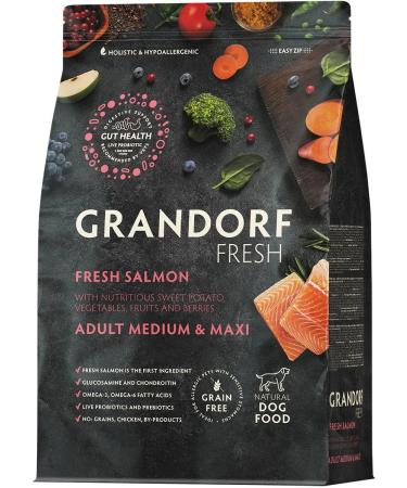 Grandorf Dry Fresh feed of medium large dogs salmon battles 3 kg 2pcs - Buy Online on GoSupps.com
