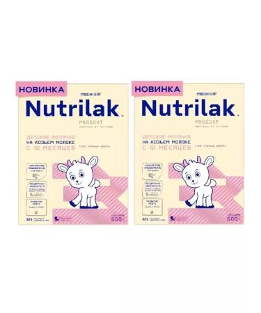 Nutrilak Premium 3 on goat milk from 12 months 600 g 2 pcs
