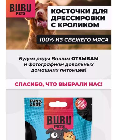 BUBU pets Campaire with a rabbit for dogs 100 g - Buy Online on GoSupps.com