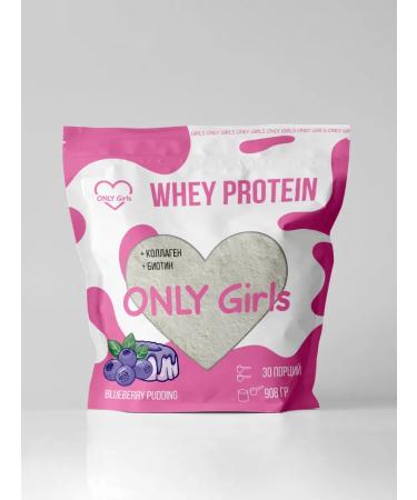 Muscles Design Lab Protein with collagen and biotin taste of blueberry pudding - Buy Online on GoSupps.com