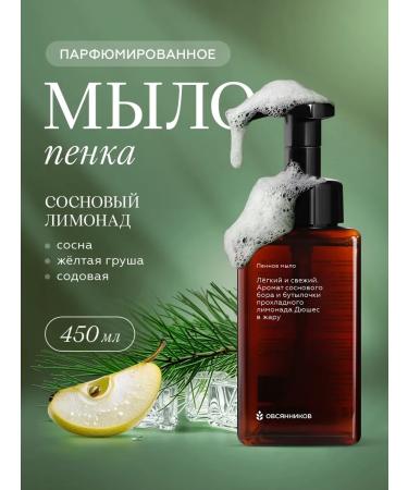 Ovsyannikov Liquid soap of hand foam pine lemonade 450 ml