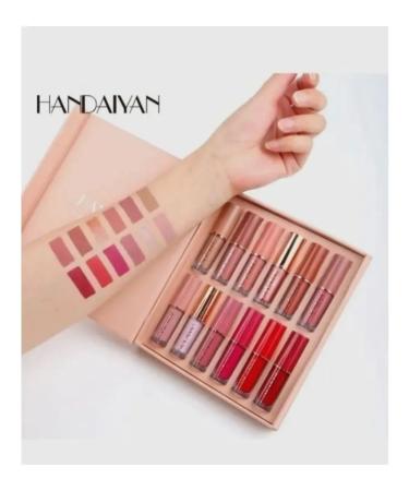 Shop Boom Dubai Lipstick lip matte set gift 12 pieces - Buy Online on GoSupps.com