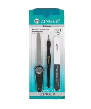ZINGER Nail file set polishing trimmer