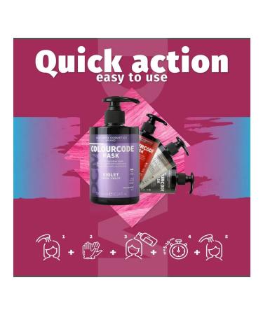 Diapason Cosmetics Colourcode Red Tinting hair mask 300ml - Buy Online on GoSupps.com