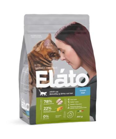 Elato Holistic For cats with fish for beautiful and shiny wool 3 pcs 300 g
