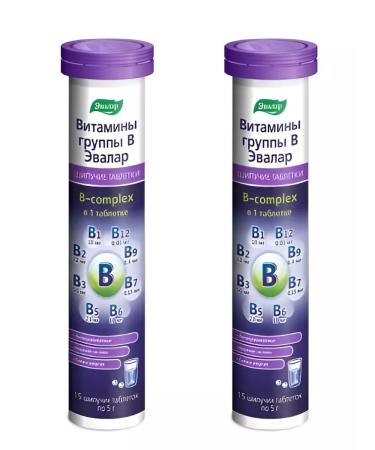 Evalar B vitamins No. 15 -2UP