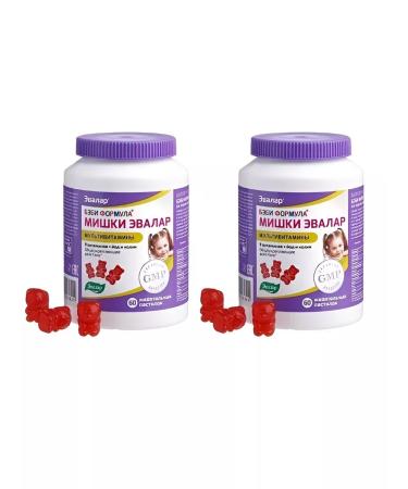 Evalar Baby formula Mishka Multivitamins No. 60 -2UP