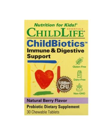ChildLife Essentials Livebiotics 5 billion 30 tablets