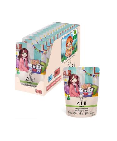Zillii Feed for kittens turkey in sauce 12pc x 85g