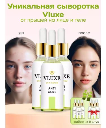 VLUXE Acne serum and acne 6x30 ml