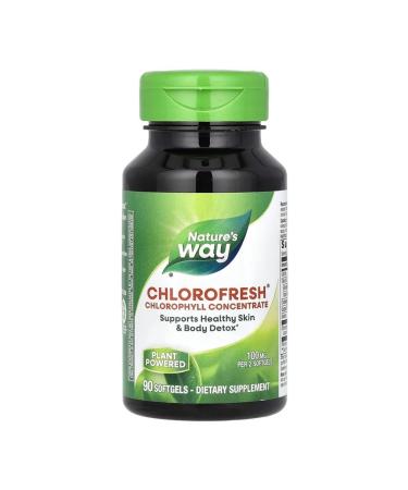 Nature's Way Chlorofresh concentrated chlorophyll 50 mg 90 capsules