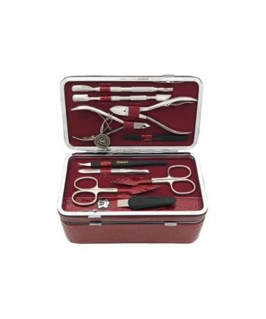 ZINGER Manicure set with a cosmetic bag of 10 items MS-1201-804-S