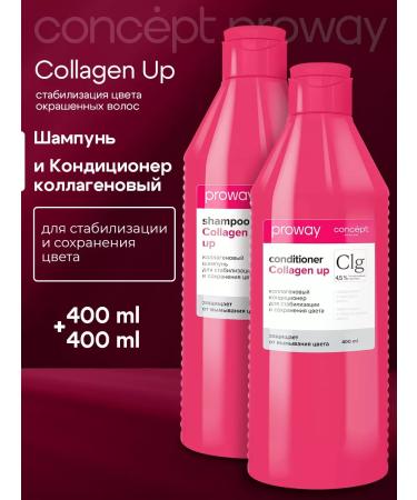 CONCEPT MOSCOW Shampoo and balm for dyed hair with collagen