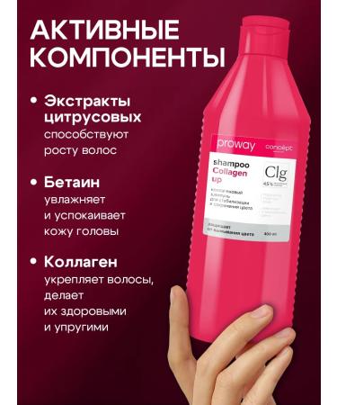 CONCEPT MOSCOW Shampoo and balm for dyed hair with collagen - Buy Online on GoSupps.com