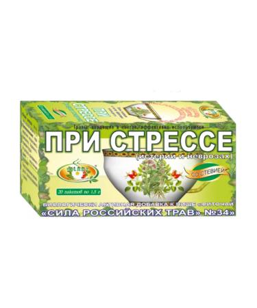 The power of Russian herbs Phytochi No. 34 under stress 4 pcs - Buy Online on GoSupps.com