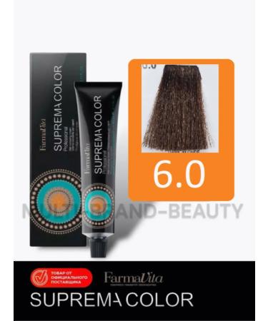 Farmavita 6.0 Professional hair dye dark blond 60 ml