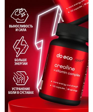 DO ECO Creatine Monohydrate + Vitamin Capsup Capsules - Buy Online on GoSupps.com