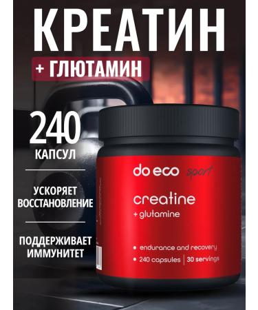 DO ECO Creatine monohydrate with glutamine 240 K