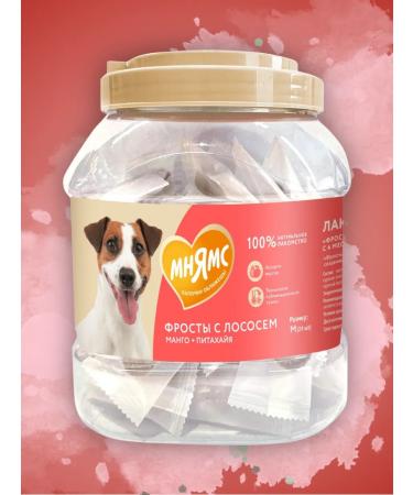 Mnyams A treat for dogs and puppies with salmon size 24 pcs