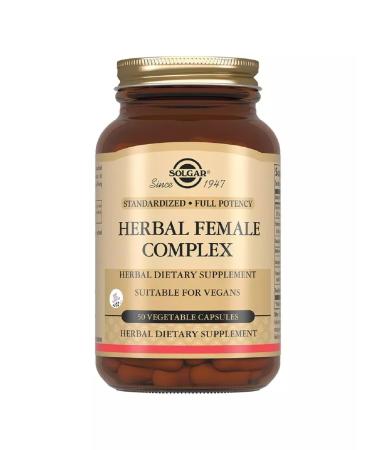 Solgar Women's herbal complex caps # 50 - 1UP