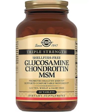 Solgar Complex Glucosamine and Chondroitin and MSM No. 60 -1UP