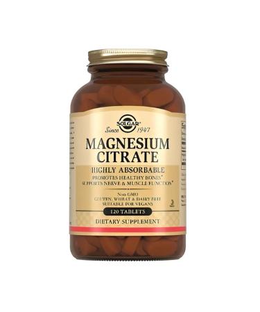 Solgar citrate magnesium No. 120 -1UP