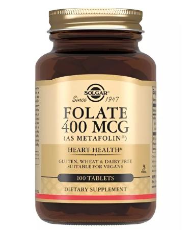 Solgar Folat 400Mkg Metafolin # 100