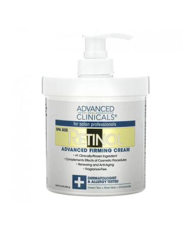 Advanced Clinicals Retinol cream 454 g