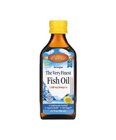 Carlson Fish oil tastes of lemon 200 ml