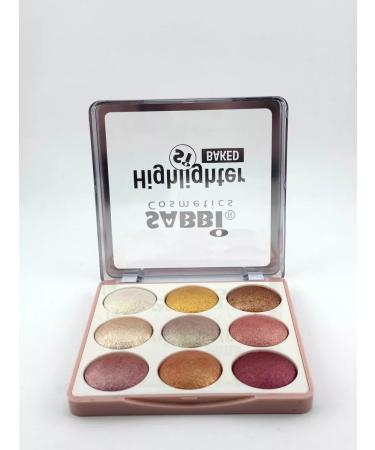 sieben Highlighter for the face baked dry