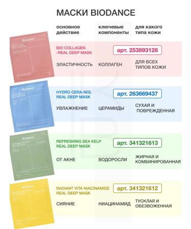 BIODANCE The mask is restoring hydrogel - Buy Online on GoSupps.com