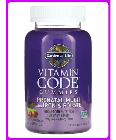 Garden of Life Multivitamins for pregnant women 90 chewing tablets