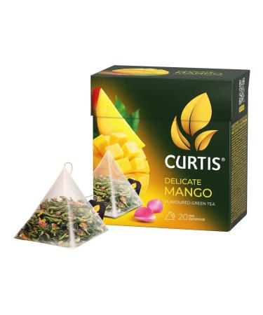 Curtis Green tea in Delicate Mango pyramids 3x20 pcs - Buy Online on GoSupps.com