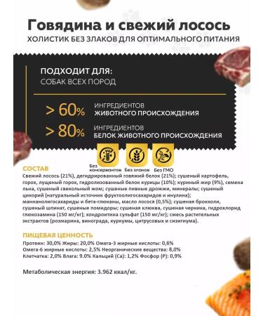 Ambrosia Dry feed for dogs of all breeds 12kg - Buy Online on GoSupps.com