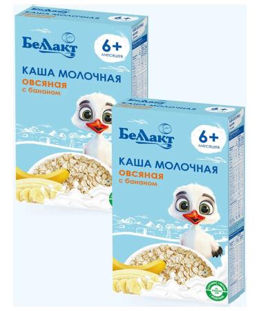 Bellakt Oatmeal porridge with a banana milky (2pcs) - Buy Online on GoSupps.com
