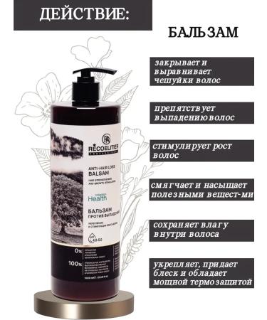 RECOELITIER PROFESSIONAL Shampoo and balm from hair loss Salusfant 2000 ml - Buy Online on GoSupps.com