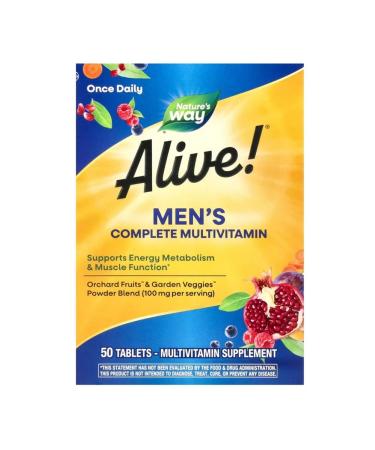 Nature's Way Multivitamins for men 50 tablets