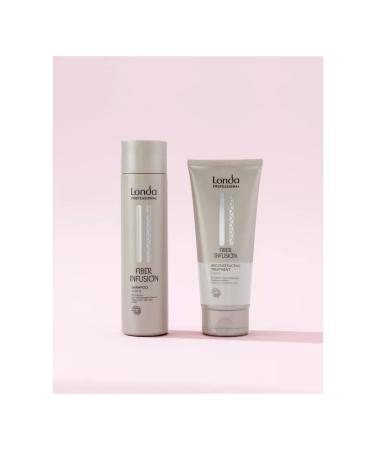 Londa Professional Fiber infusion shampoo for hair restoration 250 ml - Buy Online on GoSupps.com