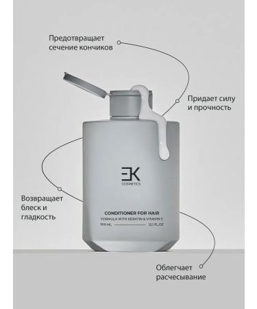 EK Cosmetics A set of cosmetics for hair care and body - Buy Online on GoSupps.com