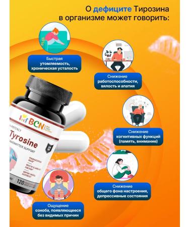 BCN Tyrosine vitamins for the thyroid gland - Buy Online on GoSupps.com