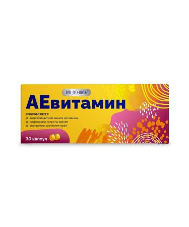 BIOFORTE And e vitamin in capsules 200 mg 30 pcs - Buy Online on GoSupps.com