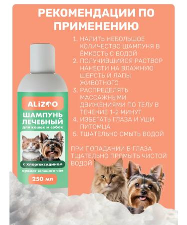 DoctorZOO Heraldic shampoo with chlorhexidine for cats and dogs 250 ml - Buy Online on GoSupps.com