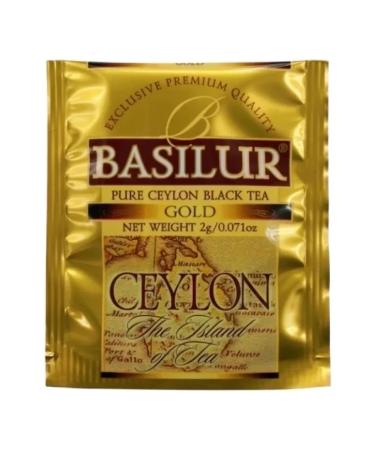 Tea Black Basilur Gold 25 packages with envelope - Buy Online on GoSupps.com
