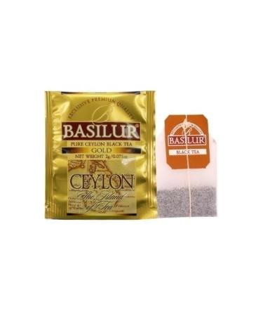 Tea Black Basilur Gold 25 packages with envelope - Buy Online on GoSupps.com